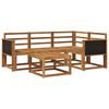 vidaXL Buiten bankenset 5 pcs Naturel Massief Acaciahout