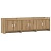 vidaXL TV-kast 168 x 33 x 47 cm Artisanaal eiken Bewerkt hout