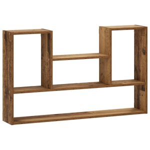 vidaXL Wandplank Oud hout 100 x 17 x 60 cm Bewerkt hout