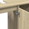 vidaXL Badkamerkast 80x33x60 cm bewerkt hout sonoma eikenkleurig