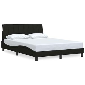 vidaXL Bedframe zonder matras "Hanko" 120x200 cm stof zwart