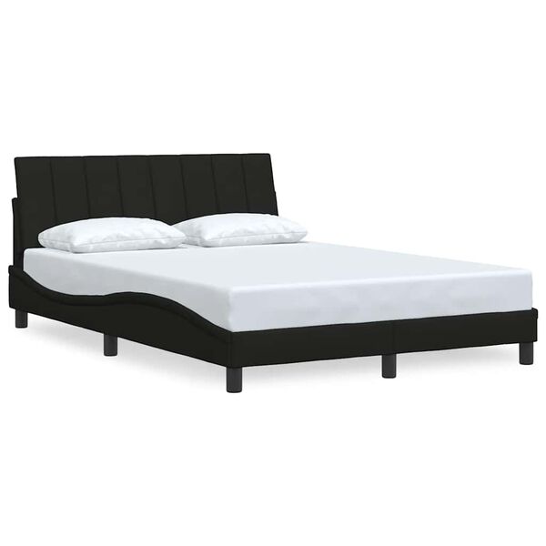 vidaXL Bedframe zonder matras "Hanko" 120x200 cm stof zwart