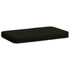 vidaXL 1-delig Bankkussen VUGHT 100% Polyester Zwart 60 x 40 x 5 cm