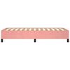 vidaXL Bedframe fluweel roze 80x200 cm