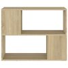 vidaXL Tv-meubel 80x24x63 cm bewerkt hout sonoma eikenkleurig