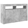 vidaXL Dressoir Beton Grijs 116 x 30 x 75 cm Bewerkt hout
