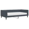 vidaXL Slaapbank met matras 100x200 cm fluweel donkergroen
