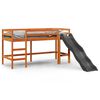 vidaXL Kinderhoogslaper zonder matras grenenhout wasbruin 90x190 cm
