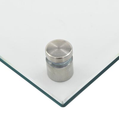 vidaXL Spatscherm keuken 70x40 cm gehard glas transparant