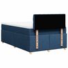 vidaXL Boxspring met matras stof blauw 120x190 cm