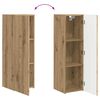 vidaXL Tv-meubelset Wandgemonteerd 3 pcs Artisan Eiken Bewerkt hout