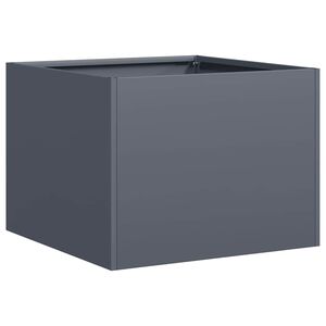 vidaXL Plantenbak 40x40x30 cm staal antracietkleurig