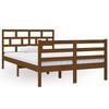 vidaXL Bedframe massief grenenhout honingbruin 120x200 cm