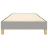 vidaXL Boxspring bed 90x200 cm stof lichtgrijs