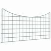vidaXL Vijverhekken Set 5 st 100 x 50 cm Staal Groen