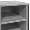 vidaXL Schoenenkast 90x38x61,5 cm bewerkt hout grijs sonoma eikenkleur
