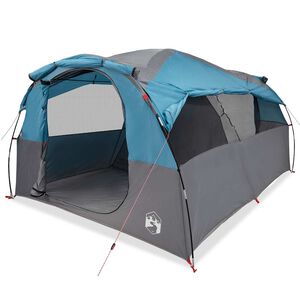 vidaXL Tunneltent 6-persoons waterdicht blauw