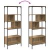 vidaXL Boekenkast Artisan Eiken 76 x 33 x 188,5 cm Bewerkt hout