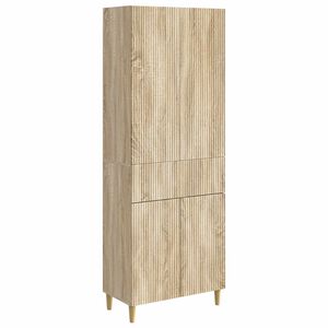 vidaXL Kastenset 2 pcs 66 x 34,5 x 90 cm Bewerkt hout