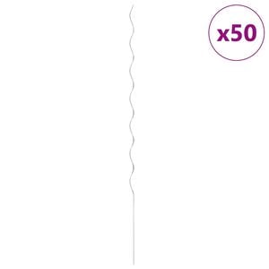 vidaXL Plantenstok spiraal 170 cm gegalvaniseerd staal 50 st