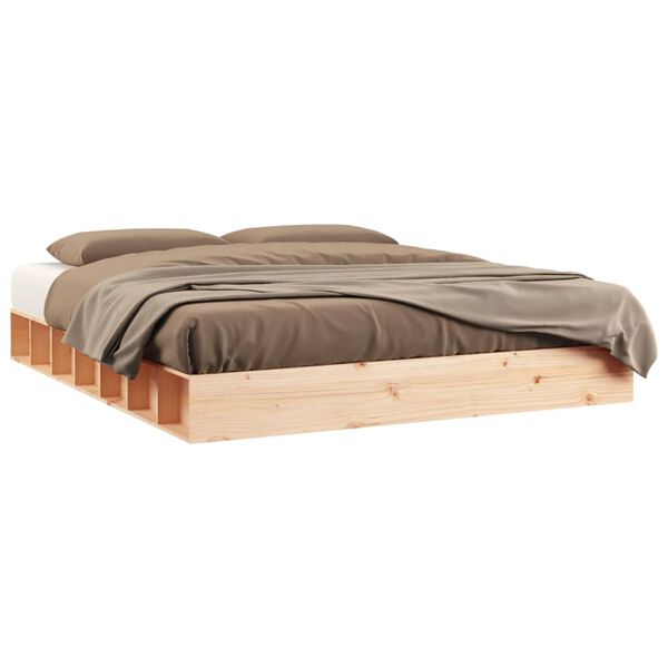 vidaXL Bedframe massief hout 120x200 cm