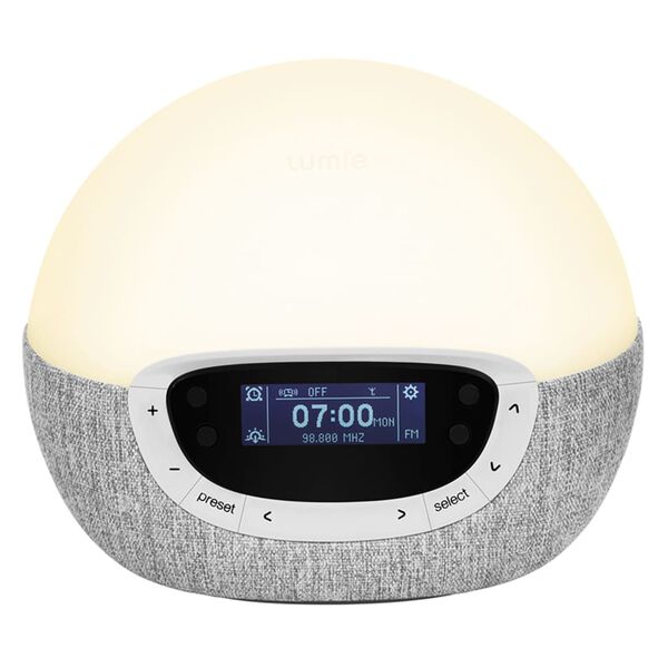 Lumie Wake-up light Bodyclock Shine 300 wit en grijs