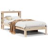vidaXL Bedframe met hoofdbord massief grenenhout 90x190 cm