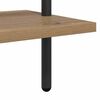 vidaXL Boekenkast Artisan Eiken 60 x 24 x 168 cm Bewerkt hout