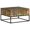 vidaXL Salontafel 68x68x41 cm massief gerecycled hout