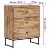 vidaXL Dressoir 60x30x75 cm gerecycled teakhout