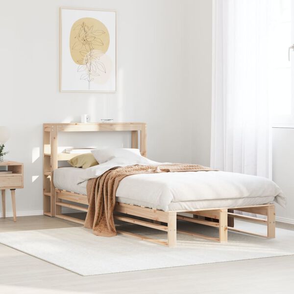 vidaXL Bedframe zonder matras massief grenenhout 90x190 cm