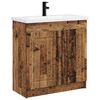 vidaXL Badkamermeubelset Oud hout 78,5 x 37,5 x 81 cm Bewerkt hout