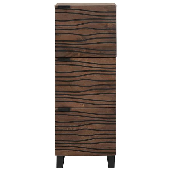 vidaXL Highboard Bruin 40 x 33 x 110 cm massief mangohout