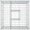 vidaXL Gabion Verhoogd Bed Zilver 60 x 60 x 55 cm Gegalvaniseerd staal