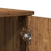 vidaXL Schoenenkast 80x39x178 cm bewerkt hout oud houtkleurig