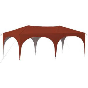 vidaXL Pop-up partytent 575 x 288 x 245 cm Terracotta Oxford Stof