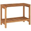 vidaXL Badkamertafel 60x30x45 cm massief teakhout