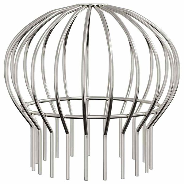 vidaXL Bladvanger voor goot 8 pcs Zilver 160 mm Roestvrij staal