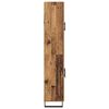 vidaXL Hoge kast 2 pcs Oud Hout 69,5 x 34 x 180 cm