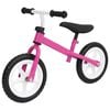 vidaXL Loopfiets met 9,5 inch wielen roze
