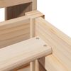 vidaXL Bedframe zonder matras massief grenenhout 75x190 cm