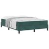 vidaXL Boxspringbed met matras Donkergroen 160 x 210 cm Stof