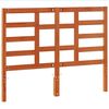 vidaXL Hoofdbord 135 cm massief grenenhout wasbruin