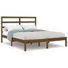 vidaXL Bedframe massief grenenhout honingbruin 160x200 cm