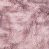 vidaXL Hoogpolig vloerkleed NAVARRA 200x200 cm polyester stoffig roze