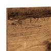 vidaXL Wandkast 70x16,5x30 cm bewerkt hout oud houtkleurig