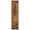 vidaXL Hoge kast 29,5x34x119,5 cm bewerkt hout oud hout