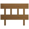 vidaXL Hoofdbord 103,5x3x81 cm massief grenenhout honingbruin