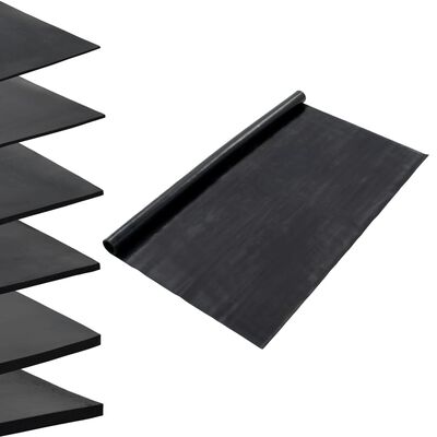vidaXL Vloermat anti-slip 1 mm glad 1,2x5 m rubber
