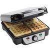 Bestron Wafelijzer 1100 W zwart en zilver roestvrij staal ASW281